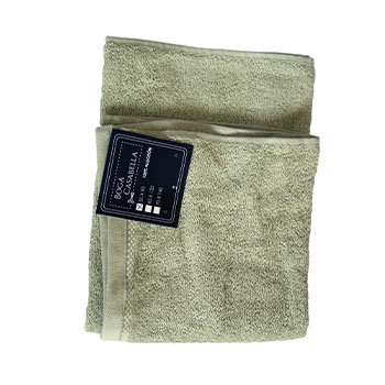 Toalla de mano color verde (50x90 cm)