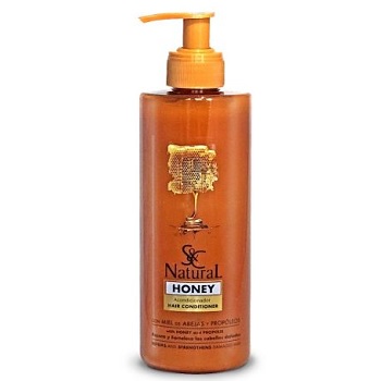 S&C Natural Honey Acondicionador con Miel de Abejas y Propóleos 400 ml