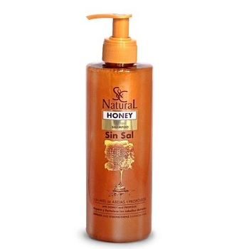 S&C Natural Honey Champú sin Sal con Miel de Abejas y Propóleos 400 ml