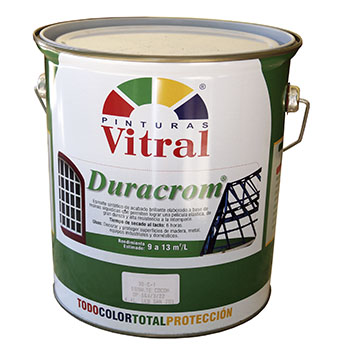 Pintura de Esmalte sintético. Duracrom - Blanco (4.4 litros)